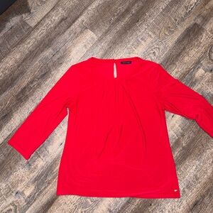 Tommy Hilfiger Vibrant Red Blouse
